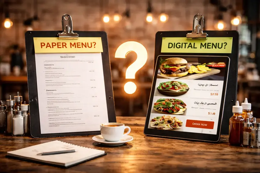 منوی دیجیتال؛ ابزار فروش یا فقط جایگزین منوی کاغذی؟