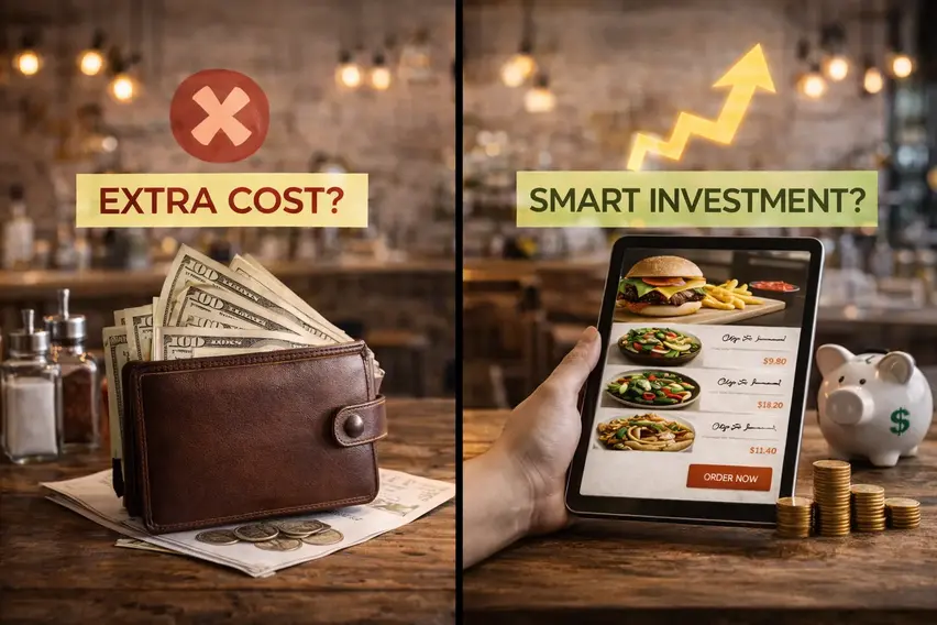 منوی دیجیتال؛ هزینه اضافی یا سرمایه‌گذاری هوشمند؟