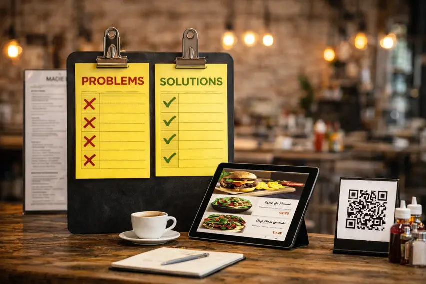 اشتباهات رایج در استفاده از منوی آنلاین